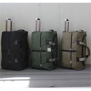 Large Rolling Duffel Bag | https://www.bestnamebadges.com