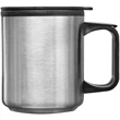 12 oz Double Wall Stainless Steel Travel Mugs With Handle | https://www.bestnamebadges.com