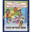 Play It Safe Poison Prevention Coloring/Activity Book Pack | https://www.bestnamebadges.com