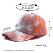 Washed Cotton Tie Dyed Baseball Caps | https://www.bestnamebadges.com