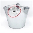 5 Qt Ice Bucket With Bottle Opener | https://www.bestnamebadges.com