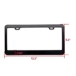 Stainless Steel License Plate Frame | https://www.bestnamebadges.com