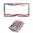 Full Color License Plate Frame | https://www.bestnamebadges.com