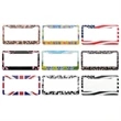 Full Color License Plate Frame | https://www.bestnamebadges.com