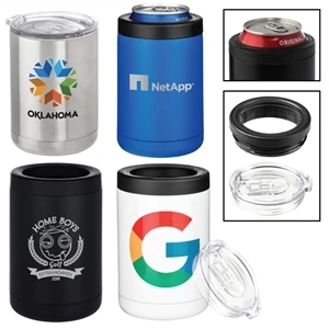 Arctic Beast 2 in 1 Vacuum Insulated Can Holder and Tumbler | https://www.bestnamebadges.com