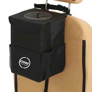 Car Trash Bag Can With Lid