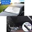 Car Windshield Sunshade | https://www.bestnamebadges.com