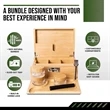 Storage Jars Rolling Tray Tube Brush Box Gift Kit | https://www.bestnamebadges.com