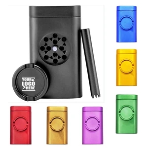 Portable Storage Box Container And Grinder Set