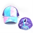 Washed Cotton Tie Dyed Baseball Caps | https://www.bestnamebadges.com