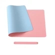Dual Sided PU Leather Desk Mat Protector Non-Slip Mouse Pad | https://www.bestnamebadges.com