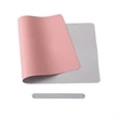 Dual Sided PU Leather Desk Mat Protector Non-Slip Mouse Pad | https://www.bestnamebadges.com