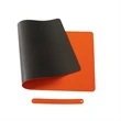 Dual Sided PU Leather Desk Mat Protector Non-Slip Mouse Pad | https://www.bestnamebadges.com