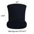 Memory Foam Computer Mouse Pad Wrist Support Rest Mat | https://www.bestnamebadges.com