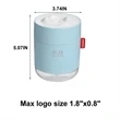 Portable Mini Humidifier | https://www.bestnamebadges.com