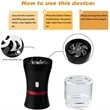 Usb Rechargeable Automatic Electric Herb Grinder | https://www.bestnamebadges.com