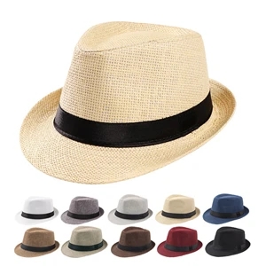 Straw Fedora Hat