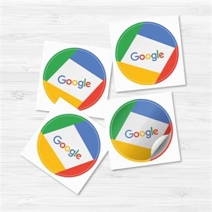 Circle Sticker | https://www.bestnamebadges.com