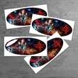 Oval Sticker | https://www.bestnamebadges.com