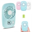 800 Mah Mini Portable Usb Rechargeable Handheld Fan | https://www.bestnamebadges.com