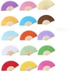 Folding Paper Bamboo Hand Fan | https://www.bestnamebadges.com