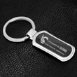 Gianna Laser Engraved Metal Keyholder | https://www.bestnamebadges.com