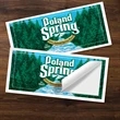 Rectangle Sticker | https://www.bestnamebadges.com