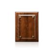 Caledon Plaque - Walnut/Gold | https://www.bestnamebadges.com