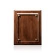 Caledon Plaque - Walnut/Gold | https://www.bestnamebadges.com