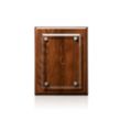 Caledon Plaque - Walnut/Silver | https://www.bestnamebadges.com