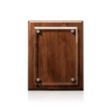 Caledon Plaque - Walnut/Silver | https://www.bestnamebadges.com