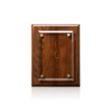 Caledon VividPrint™ Plaque - Walnut/Gold | https://www.bestnamebadges.com