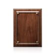 Caledon VividPrint™ Plaque - Walnut/Gold | https://www.bestnamebadges.com