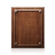 Caledon VividPrint™ Plaque - Walnut/Gold | https://www.bestnamebadges.com