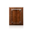 Caledon VividPrint™ Plaque - Walnut/Silver | https://www.bestnamebadges.com