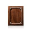 Caledon VividPrint™ Plaque - Walnut/Silver | https://www.bestnamebadges.com