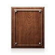 Caledon VividPrint™ Plaque - Walnut/Silver | https://www.bestnamebadges.com
