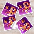 Square Sticker | https://www.bestnamebadges.com