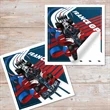 Square Sticker | https://www.bestnamebadges.com