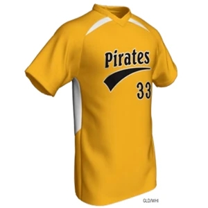 Adult Check V-Neck Jersey