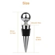 Stainless Steel Bottle Stoppers | https://www.bestnamebadges.com