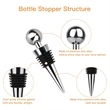 Stainless Steel Bottle Stoppers | https://www.bestnamebadges.com