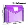 Clear Plastic Document Folder | https://www.bestnamebadges.com