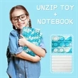 A5 Silicone Bubbles Notebook | https://www.bestnamebadges.com