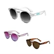UV Protection Clear Frame Round Sunglasses | https://www.bestnamebadges.com