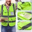 Multi Pockets High Visibility Safety Vest | https://www.bestnamebadges.com