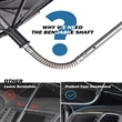 Car Windshield Sun Shade Umbrella | https://www.bestnamebadges.com