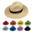 Foldable Shade Straw Hat | https://www.bestnamebadges.com