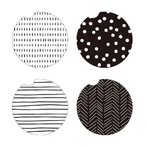 2.6" Absorbent Car Ceramic Coaster
