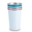 16oz Stainless Steel Pint Cup | https://www.bestnamebadges.com